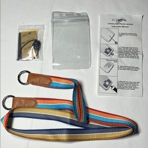 Colorful Phone Lanyard with Clip